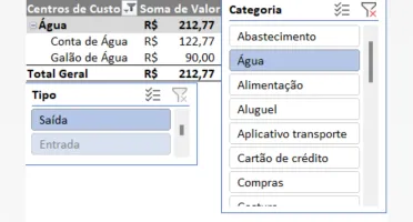 Planilha financeira pessoal completa