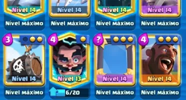 Conta nível 14 Clash Royale