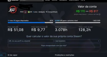 VENDO CONTA STEAM "COM MAIS DE 8 ANOS E COM 26 JOGOS".
