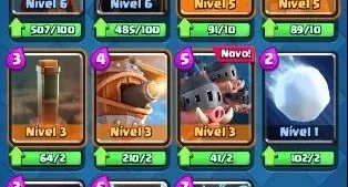 Conta clash royal arena 11 quase todas as cartas