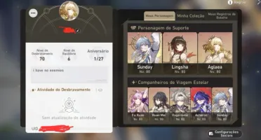 Honkai: Star Rail (HSR) - Conta endgame excelente