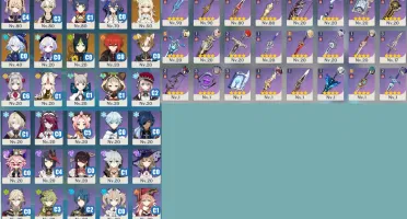 Conta Genshin Impact AR 56 com Neuvillette C1, Furina e + ⭐