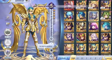 SAINT SEIYA AWAKENING - COM GEMAS AVANÇADAS E LIVROS