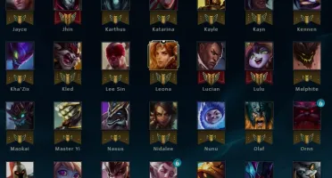 Lol Platina 4-Borda Diamante5(Season 7)-82Heroes 22 Skins