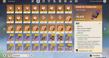 CONTA GENSHIM IMPACT AR 57 TOP +177 DESEJOS