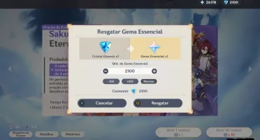 CONTA GENSHIM IMPACT AR 57 TOP +177 DESEJOS