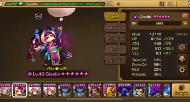 Conta Sw Com Ld Gisele Ótimas Runas E Pve Full Safe 130 Dias