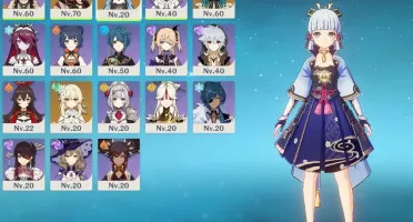 Ayaka - Kazuha - venti - AR 40
