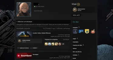 CONTA CSGO GAMERSCLUB LVL 19 GC COM PRIME