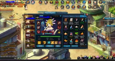 naruto online conta baratinha