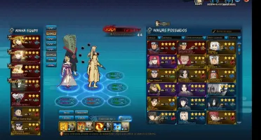 naruto online conta baratinha