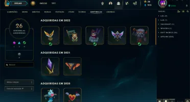 Conta LoL com muitas skins
