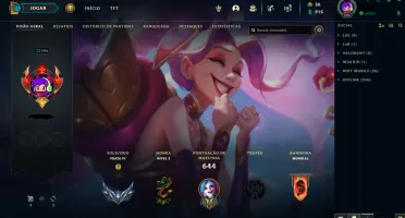 Conta LoL com muitas skins