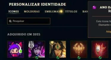 Conta LOL Esmeralda 4 mmr diamante