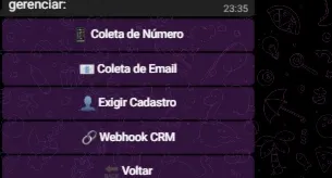 Bot Telegram Criador de Fluxo de Mensagem Personalizada