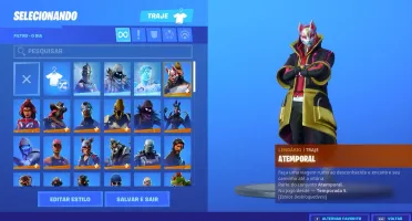CONTA FORTNITE PASSES A PARTIR DA SEASON 3 + SALVE O MUNDO