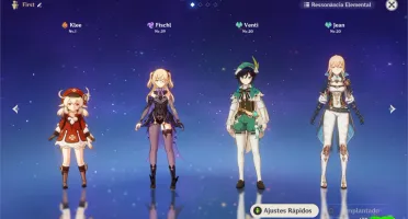 Klee, Venti, Jean +9 Characters 4 star