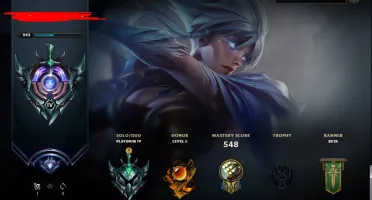 CONTA LOL - PLATINA 4 • PROMOÇÃO !!!