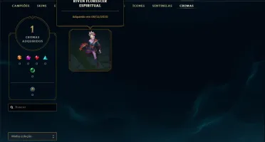 Conta ouro 2 com 21 skins e 34 champs