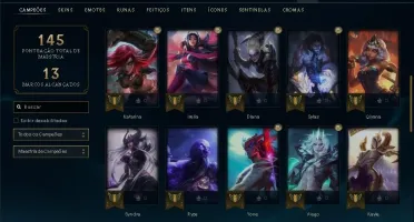 Conta League of Legends Barata