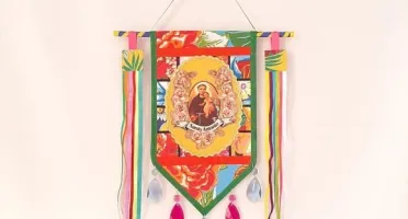 Estandarte Retalho de Chita Santo Antônio