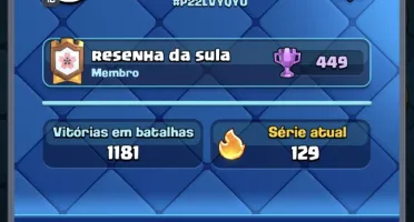 Conta Clash Royale