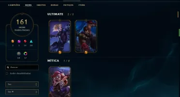 Conta GOLD V com 161 skins