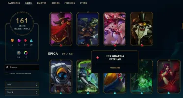 Conta GOLD V com 161 skins