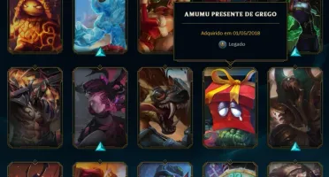 CONTA LEAGUE OF LEGENDS BASICA 49 SKINS