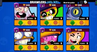 conta brawl star vom 43 brawlers