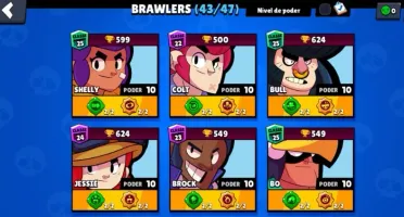 conta brawl star vom 43 brawlers