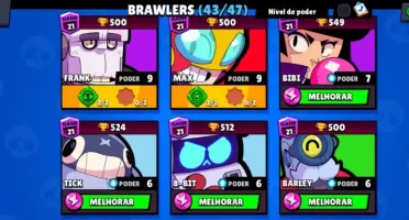 conta brawl star vom 43 brawlers