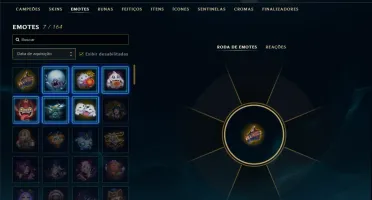 Platina 2 com 35 Champs e 5 Skins