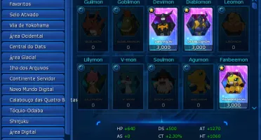 Ladmo – Conta Alphamon | Lvl 150