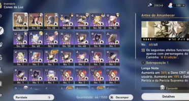 Lvl42 Jing Yuan + cone, Bronya + cone da Himeko