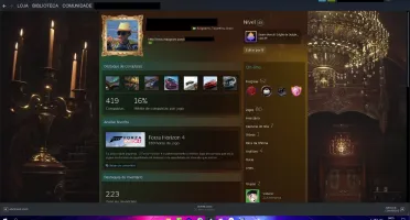 CONTA STEAM LEVEL 45 COM 80 JOGOS E VÁRIAS INSIGNIAS