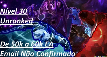 Smurfs Nv 30. Unranked. Até 60k EA. Email Não Confirmado