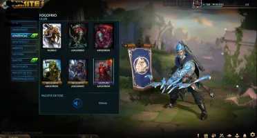 Conta Smite 665 skins
