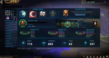 Conta Smite 665 skins