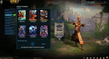 Conta Smite 665 skins