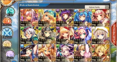 [Nutaku] Kamihime: Rank 1, 24 SSR Kamis, Kirin, 27700 NG...