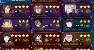 CONTA NARUTO ONLINE 69K DE FC TOP D+
