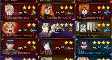 CONTA NARUTO ONLINE 69K DE FC TOP D+