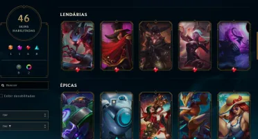 vendo conta parada (parei de jogar lol) 78 campeões 46 skins