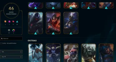 vendo conta parada (parei de jogar lol) 78 campeões 46 skins