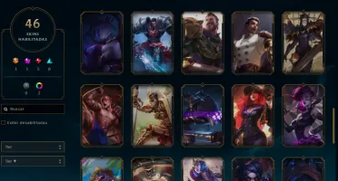 vendo conta parada (parei de jogar lol) 78 campeões 46 skins