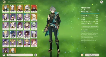 Genshin Ar41 Alhaitham-kazuha+Bis-Nahida-Ayaka+BANNER GARANT