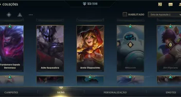 Conta Wild Rift Bastante Skins