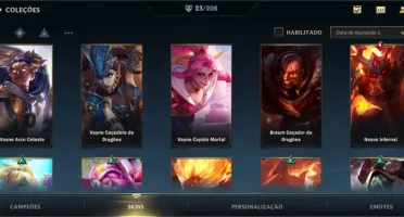 Conta Wild Rift Bastante Skins