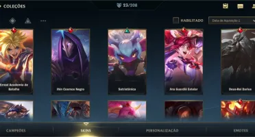 Conta Wild Rift Bastante Skins